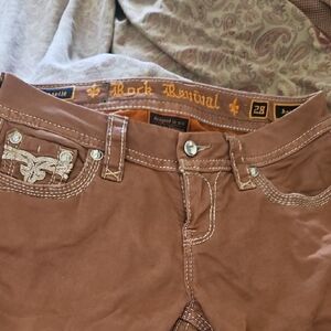 Rock Revival Women's Jeans with Stitching